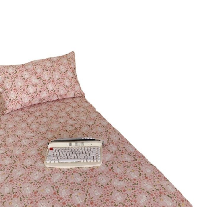 床包新款ins風純棉全棉絎縫床蓋三件套碎花水洗絎縫可鋪可蓋臥室