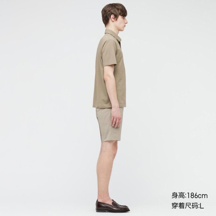 優衣庫 男裝 AIRism POLO衫(短袖)(涼感衣 T恤) 435813 UNIQLO