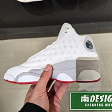 南🔥2024 4月 NIKE Air Jordan 13 Retro 大童 籃球 休閒 女款 白灰 DJ3003-160