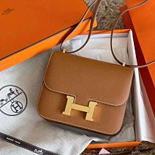 Hermes mini Constance 康康包 駝金 epsom