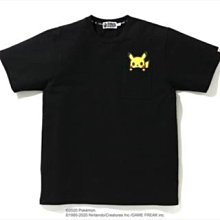 【日貨代購CITY】 APE BAPE POKEMON POCKET TEE 神奇寶貝 寶可夢 皮卡丘 短T 現貨