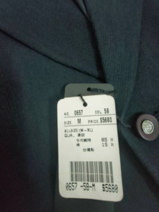 男士西裝 全新有吊牌 原價5680元 專櫃品牌yalondi 質感西裝外套-M