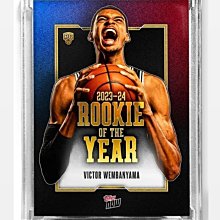 新人王！限時預購！[Victor Wembanyama RC] 2023-24 TOPPS NOW®  斑馬新人王 GET藝術卡