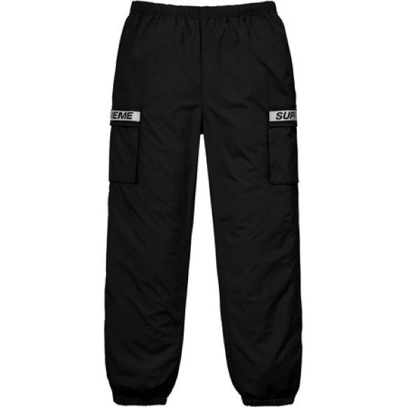 日貨代購CITY】2018SS Supreme Reflective Taping Cargo Pant 反光褲子