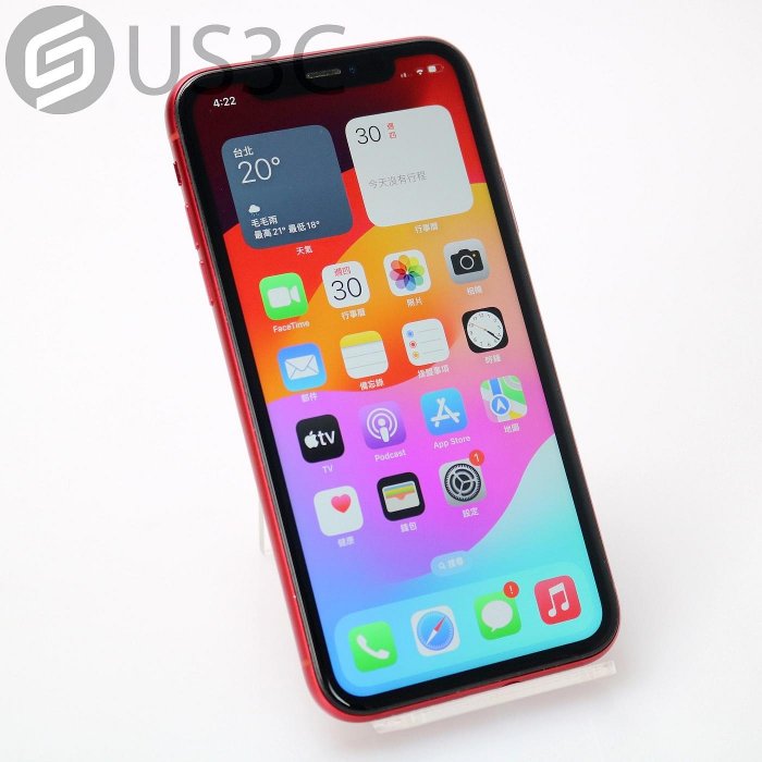 【US3C-桃園春日店】公司貨 蘋果 Apple iPhone XR 256G 6.1吋 紅色 臉部解鎖 1200萬畫素 防水防塵