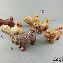 ☆寶峻水晶☆特價160元/個~碧玉祕魯動物雕刻 小狗 可愛動物擺飾, 紙鎮 AN 多款可選