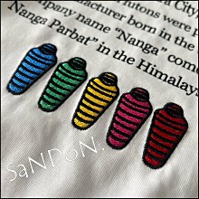 山東:NANGA x  別注 精緻刺繡可愛QQ短TEE 240509