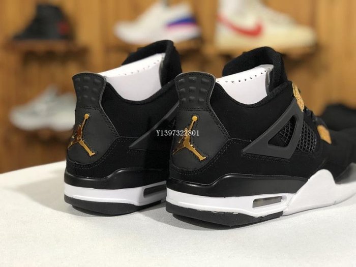 NIKE AIR JORDAN 4 Royalty AJ4 黑金 喬丹 休閒 男鞋 308497-032