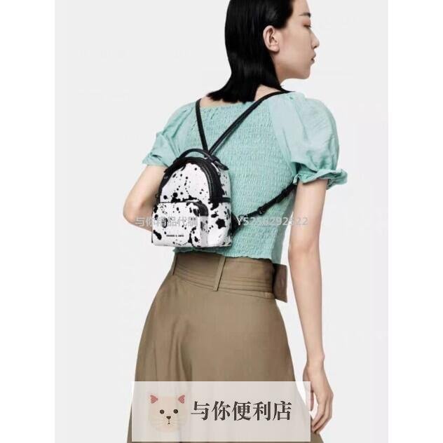 新加坡小CK新款mini後背包CHARLES & KEITH女士拉鏈手提單肩包 雙肩包 時尚側背包 休閒百搭氣質小書包-