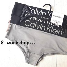 ☆【CK女生館】☆【Calvin Klein logo織帶素色平口內褲】☆【CKGU003E6】(S-M)三件組