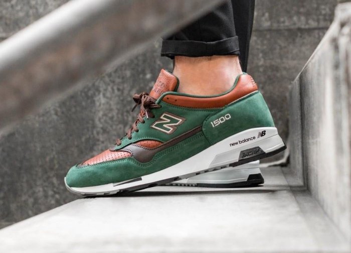 Cheers】 New Balance M1500GT OG 綠色咖啡色皮革英國製男鞋NB | Yahoo