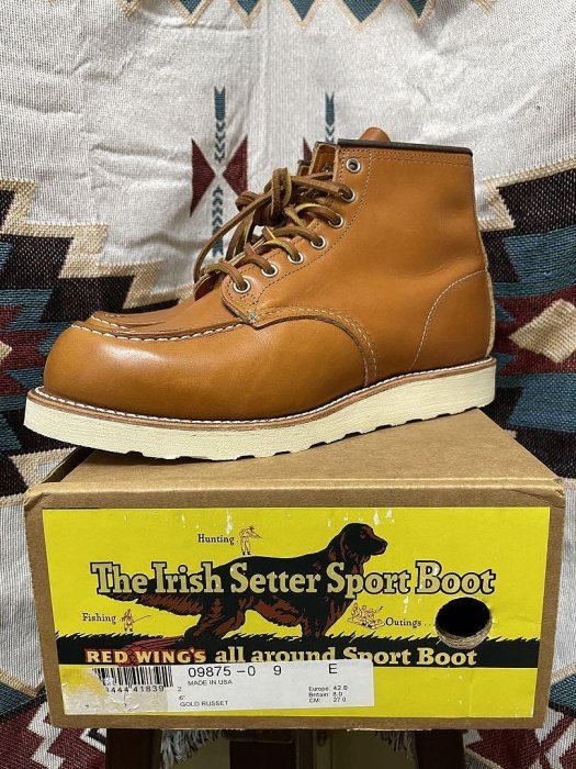 【紐約范特西】RED WING IRISH SETTER 6" MOC 09875 Rare Japanese 9E