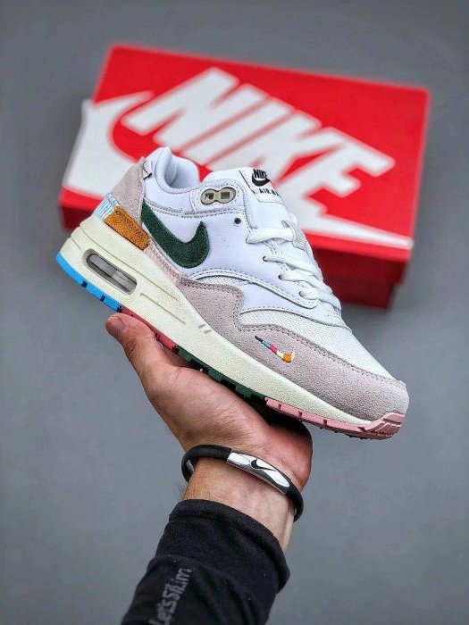 【換糖鋪子】耐克 Nike Air Max 1 初代復古氣墊慢跑鞋 貨號：FQ0256-131