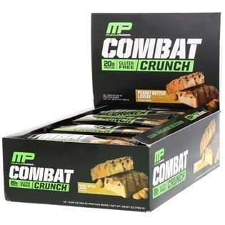 ☆阿Su倉庫☆MusclePharm Combat Crunch MP高蛋白營養棒 63克 每條20克蛋白質 每盒12條