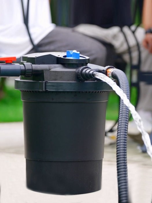 現貨熱銷-森森大型室外魚池過濾器裝置過濾桶魚缸水池水循環系統水凈化設備^特價特賣