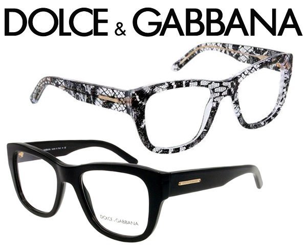 Dolce & Gabbana D&G▻(黑色/蕾絲紋/豹紋) 眼鏡光學鏡框｜100