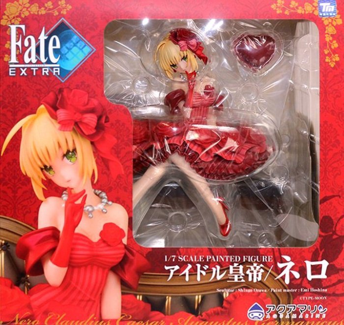 日本正版 AQUAMARINE Fate/EXTRA 1/7 尼祿 saber 模型 公仔日本代購