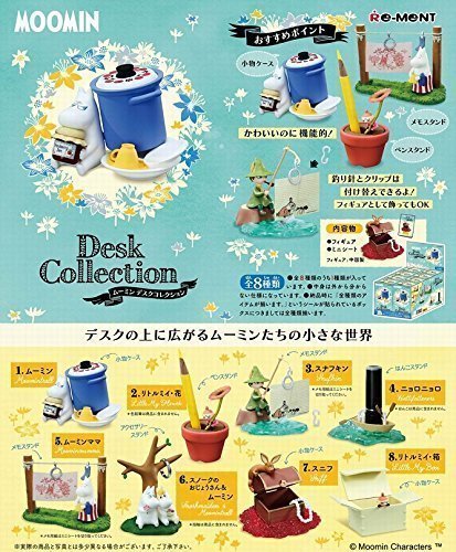 現貨日版 RE-MENT MOOMIN 嚕嚕咪 桌上小物收納 盒玩 食玩 全8種 日本原裝進口(價格為全套售出)