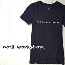 ☆【TH女生館】☆【TOMMY HILFIGER LOGO刺繡短袖T恤】☆【TOMG002K7】(S)