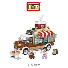 強尼拍賣~LOZ mini 鑽石積木-1740 咖啡車