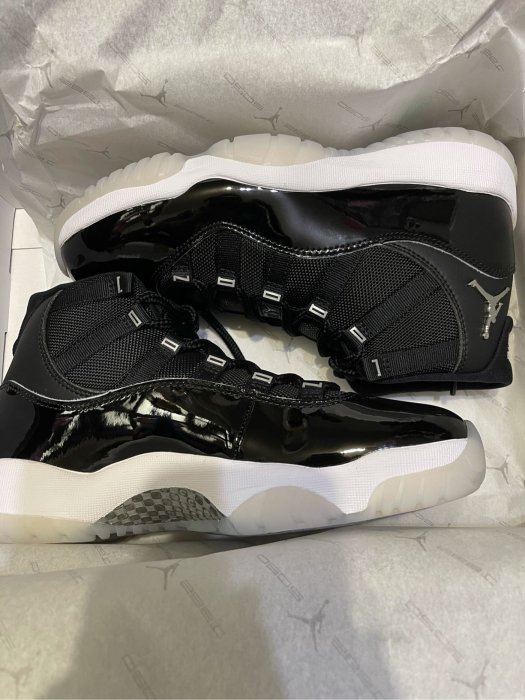 現貨US8.5 25.5cm Air Jordan 11 Jubilee CT8012-011 AR0715-011 黑銀