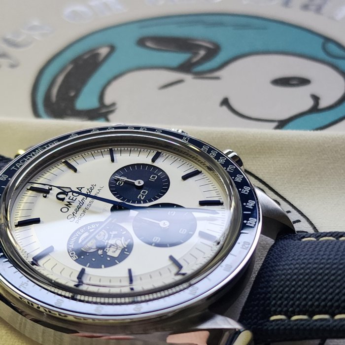 （已交流）Omega Snoopy歐米茄史努比50周年Snoopy Award' 50th Anniversary，全新品。