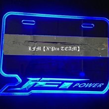 LFM-3D雷射雕刻LED車牌框~LED牌框~JET POWER/Racing/BWS/新勁戰/雷霆/VJR/CUXI