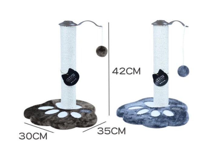 寵愛物語 いぬねこ 大腳ㄚ腳印貓抓柱 貓抓板 貓爬架 遊戲台CT-02（CT02）多口之家3件900元