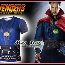 【Men Star】免運費 復仇者聯盟3 奇異博士 avengers3 彈力運動衣 U領T桖 媲美 LEVIS CACO