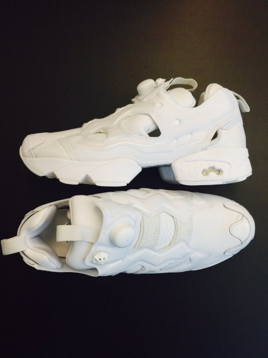 全新男段 Reebok Pump Fury x Empty Canvas 全白夜光 夜光 白魂 白檸檬 參考