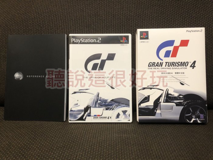 無刮 中文版 附限定特典書 PS2 跑車浪漫旅 4 GRAN TURISMO GT4 賽車 遊戲 T752