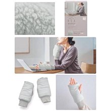 🐘大象屋美妝🌟日本 溫美活 BOA WARMER 1.4倍絨毛保暖鍺石發熱護套手套-C3