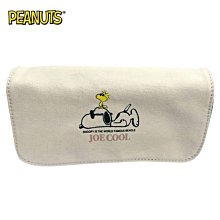 含稅 史努比 帆布 掀蓋筆袋 鉛筆盒 筆袋 Snoopy PEANUTS 日本正版【081854】