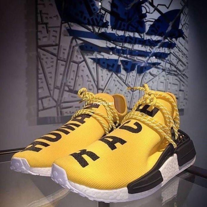 Adidas Originals Nmd Human Race 休閑運動 慢跑鞋“ Yellow”黃色 Bb0619 男女鞋