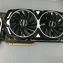 電腦雜貨店→微星顯示卡 MSI GTX 1050 ARMOR 3G OCV1  二手良品 $2000