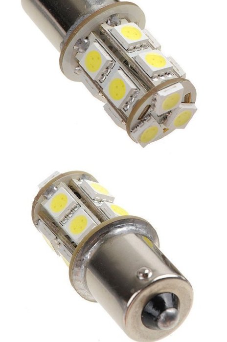 【鑫巢】1156 / 1157 13晶 台灣製造 SMD 5050 LED 平/斜腳 單雙芯燈泡.方向燈