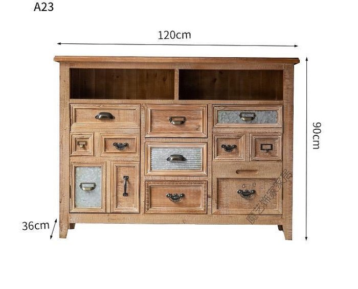 ＊歐閣鄉村傢俱傢飾＊玄關收納櫃 工業風多抽櫃 收納櫃 北歐風抽屜櫃 儲物櫃 鄉村風玄關櫃 loft 碗盤櫃 電器櫃