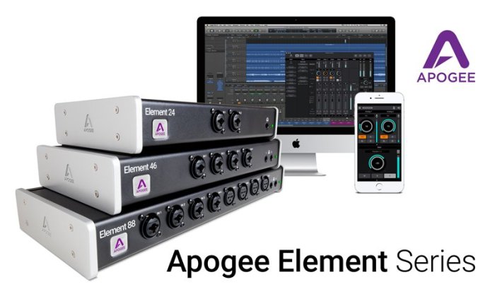 造韻樂器音響-JU-MUSIC- 全新 Apogee Element 46 Thunderbolt 錄音介面 另有 24