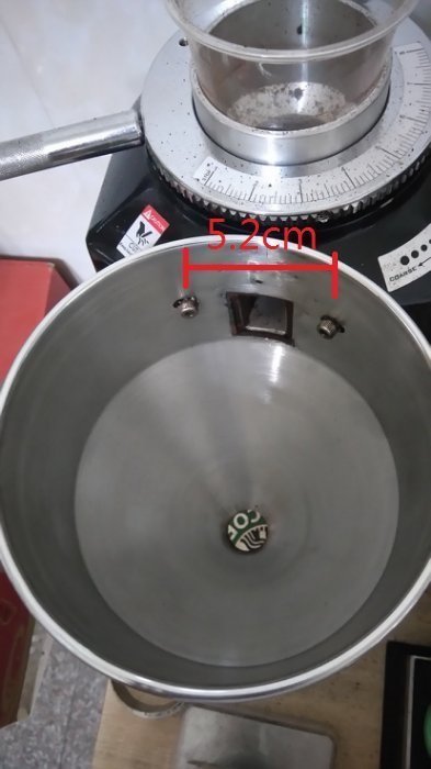 不鏽鋼MAZZER super jolly 磨豆機 改裝專用 出粉漏斗 接粉漏斗(含蓋)~另售900N 901N漏斗