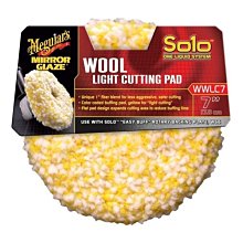 【易油網】Meguiar s Wool Light Cutting Pad 美光 Solo 研磨羊毛輪(黃) WWLC7