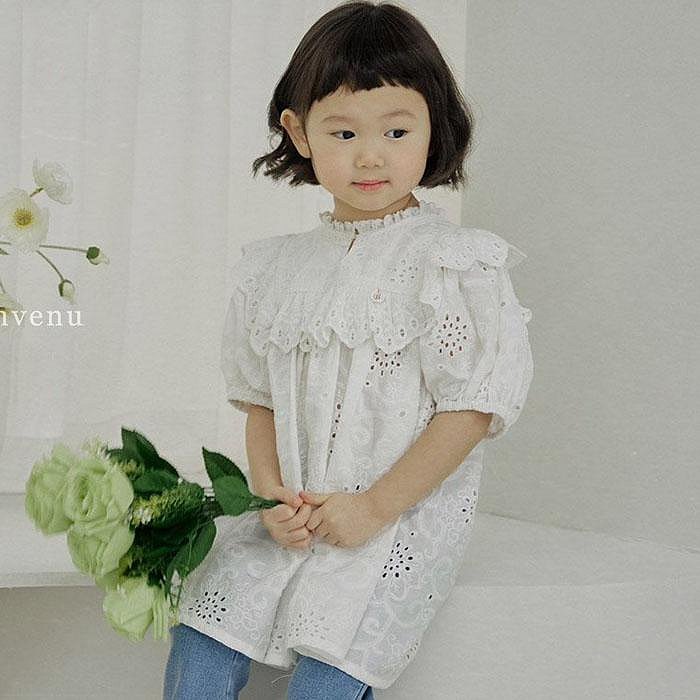 XS~XXL ♥洋裝(WHITE) BIENVENU 24夏季 BVU40413-022『韓爸有衣正韓國童裝』~預購