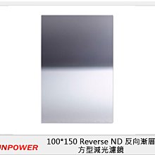 ☆閃新☆ SUNPOWER M1 100X150mm Reverse 反向漸層 GND1.2 ND16 方型鏡片 減4格