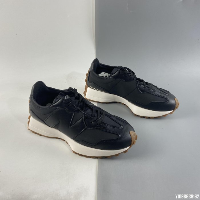 New Balance MS327 黑色 皮革 焦糖 大N 防滑 慢跑鞋 WS327LB 36-45 情侶鞋