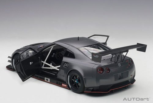 【秉田屋】現貨 Autoart Nissan 日產 GT-R GTR R35 Nismo GT3 消光灰 1/18