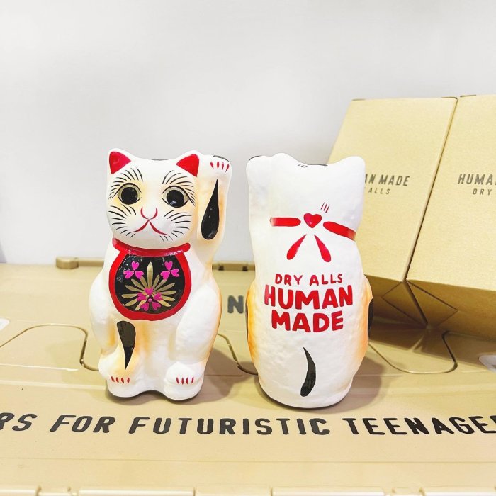 【希望商店】HUMAN MADE LUCKY CAT HARIKO FIGURE 22SS 人間製 招財貓