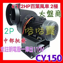 油煙機 CY150 6英吋 1/2HP 2P 多翼式送風機 排風機 百葉風車 鼓風機 排油煙機 抽風機 風鼓 集塵機