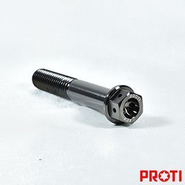 [屏東-晟信二輪]PROTI 鍛造鈦合金螺絲 M10L60-PSH16-BK 適用:M10x60mm 牙距:1.5牙粗牙