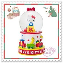 ♥小花花日本精品♥ Hello Kitty 雪球 聖誕雪球 居家裝飾 聖誕節裝飾 坐姿 日本限定 67896806