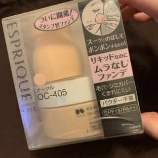 日本購入🇯🇵高絲Kose Esprique粉底液+海綿組合