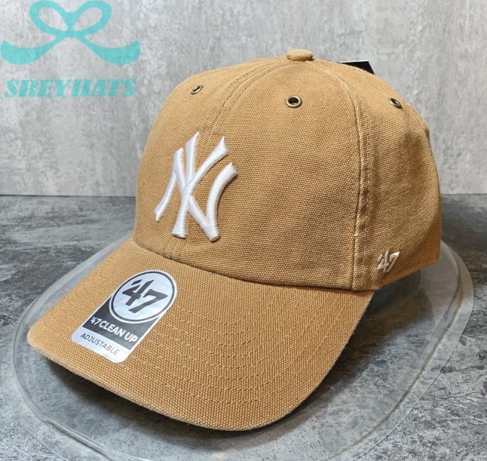 [SREY帽屋]預購＊47 Brand Carhartt 聯名 MLB 紐約洋基 經典LOGO 美國限定 棒球帽 老帽